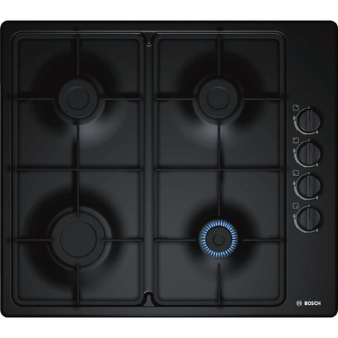 Bosch Series 2 58cm 4 Burner Gas Hob - Black