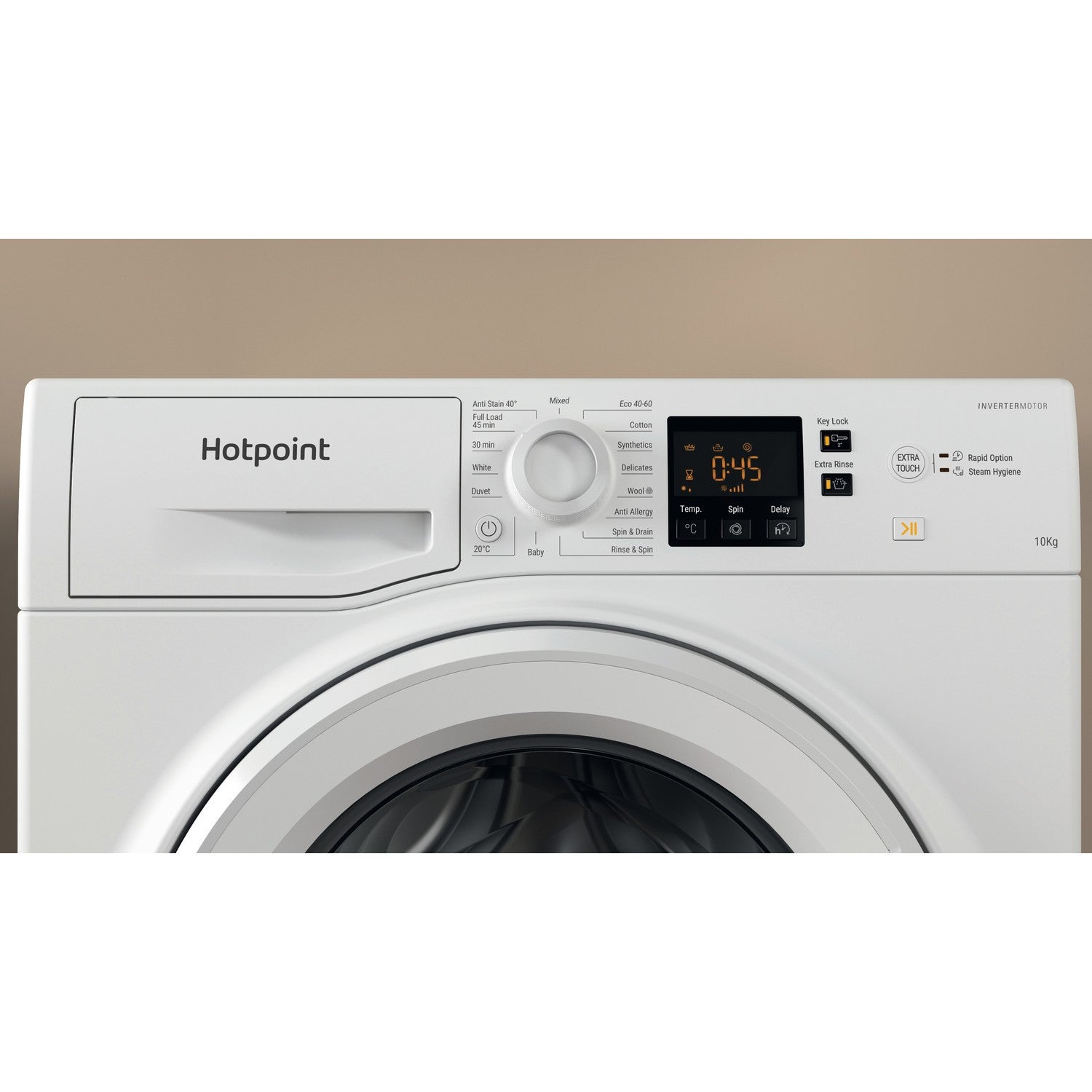 Hotpoint Anti-Stain 10kg 1400rpm Washing Machine – White