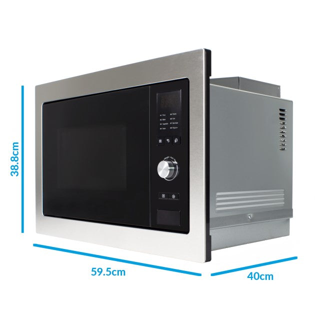 electriQ Built-In Microwave - Stainless Steel