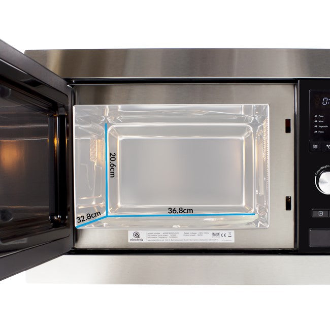 electriQ Built-In Microwave - Stainless Steel