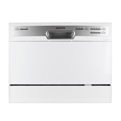 electriQ Mini Table Top Dishwasher - White