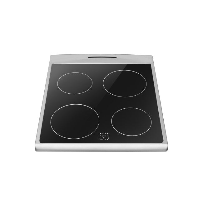 Amica 50cm Electric Dual Cavity Cooker - Silver