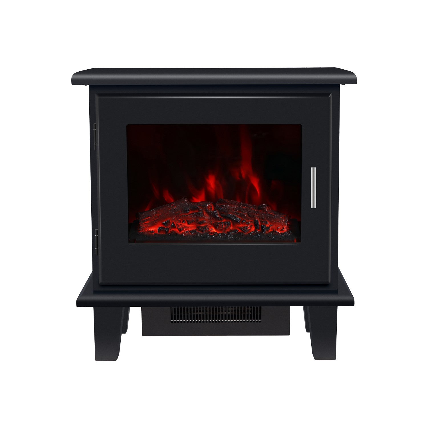 Black LED Electric Stove 2kW - AmberGlo