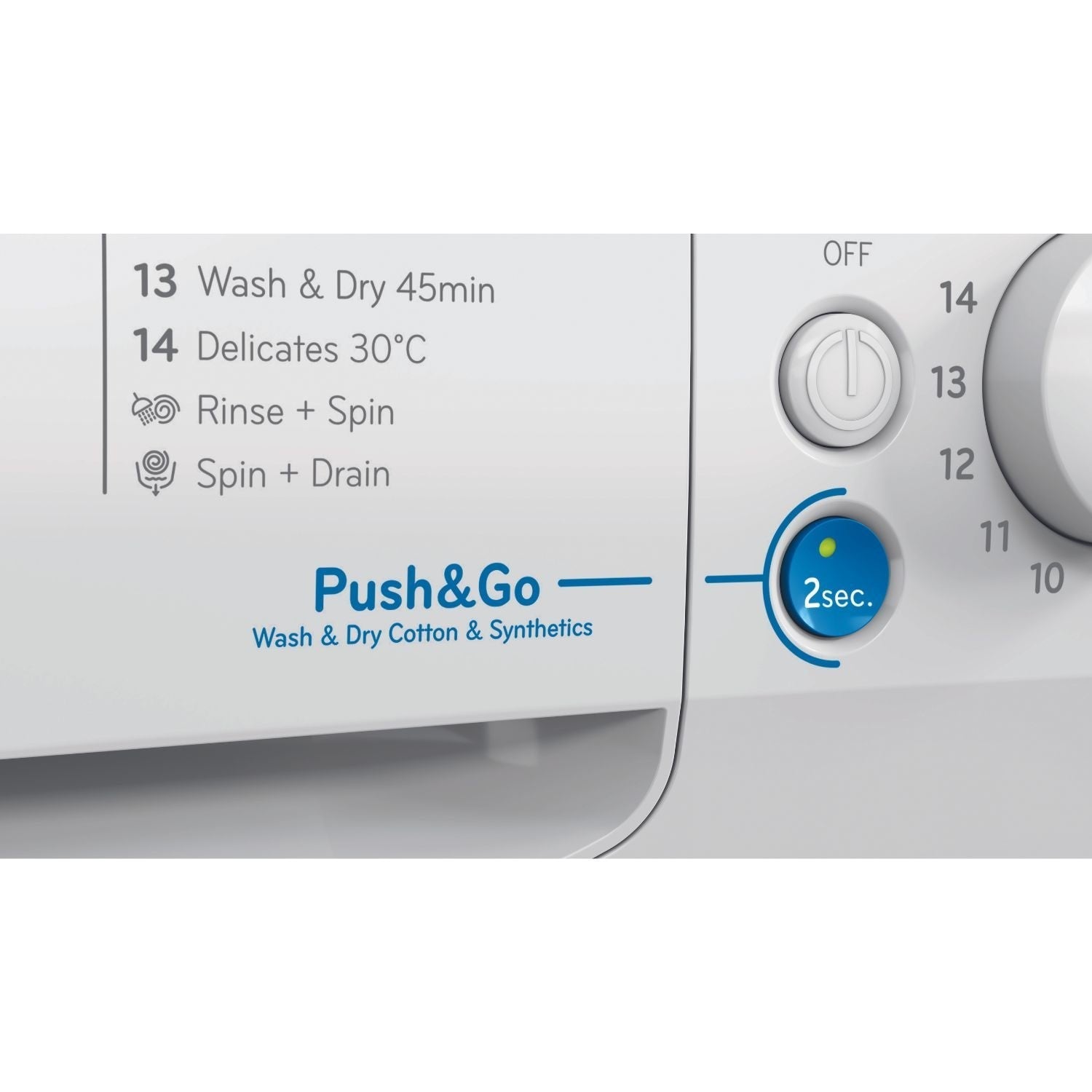 Indesit 10kg Wash 7kg Dry 1400rpm Washer Dryer - White