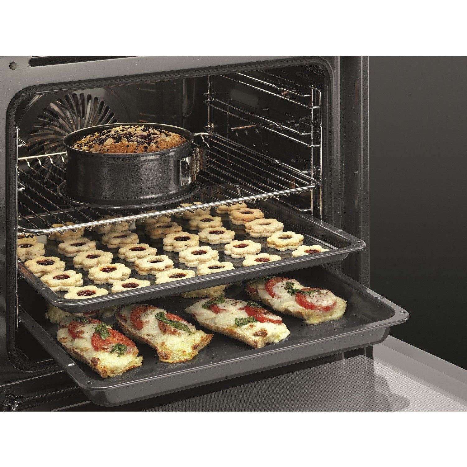 AEG 6000 Series SteamBake Electric Single Oven - Stainless Steel