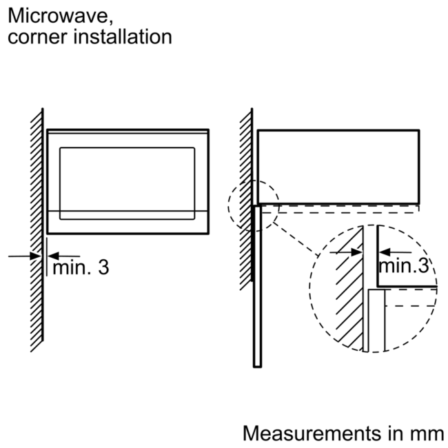 Bosch Series 4 Built-In Microwave - Black