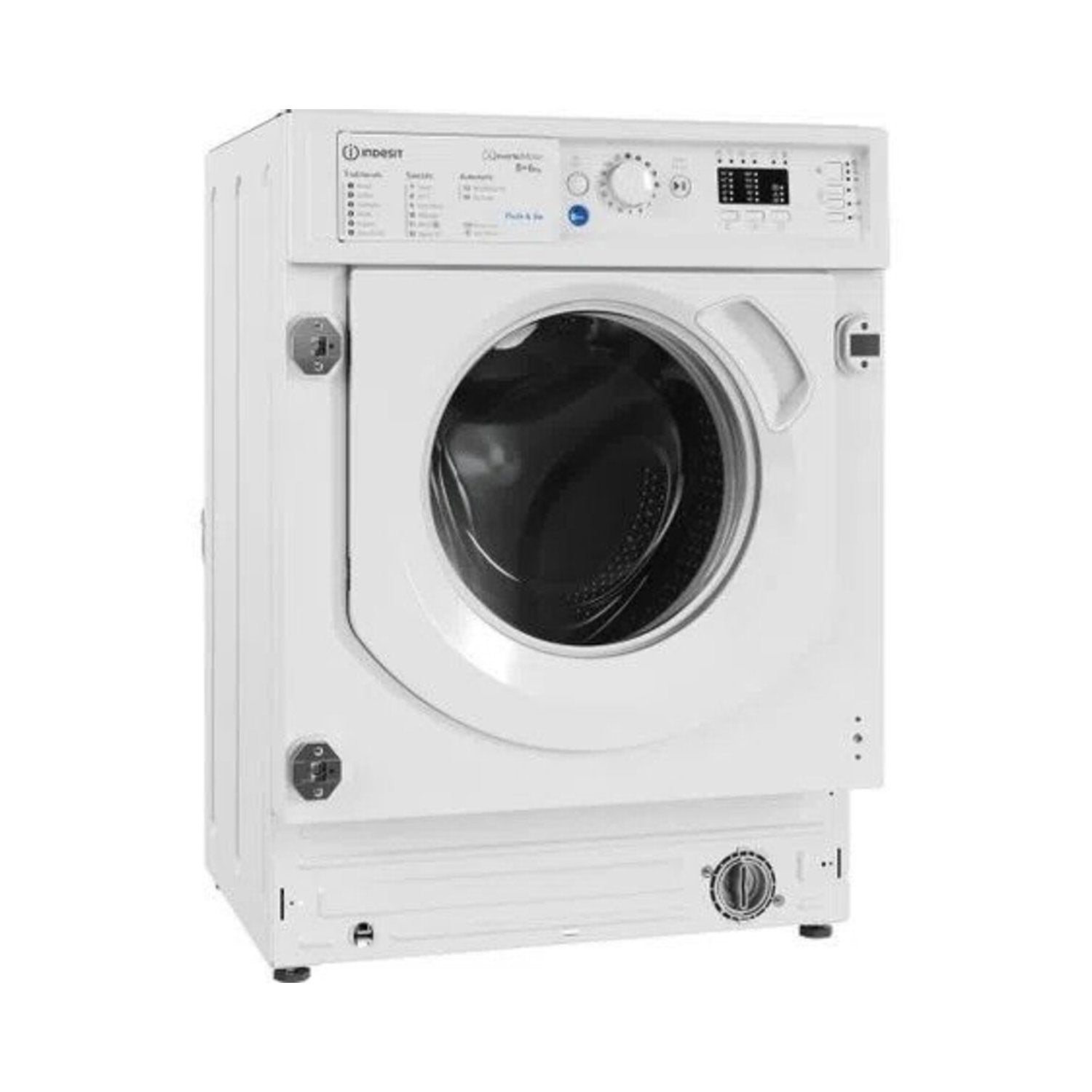 Indesit Push&Go 8kg Wash 6kg Dry 1400rpm Integrated Washer Dryer - White