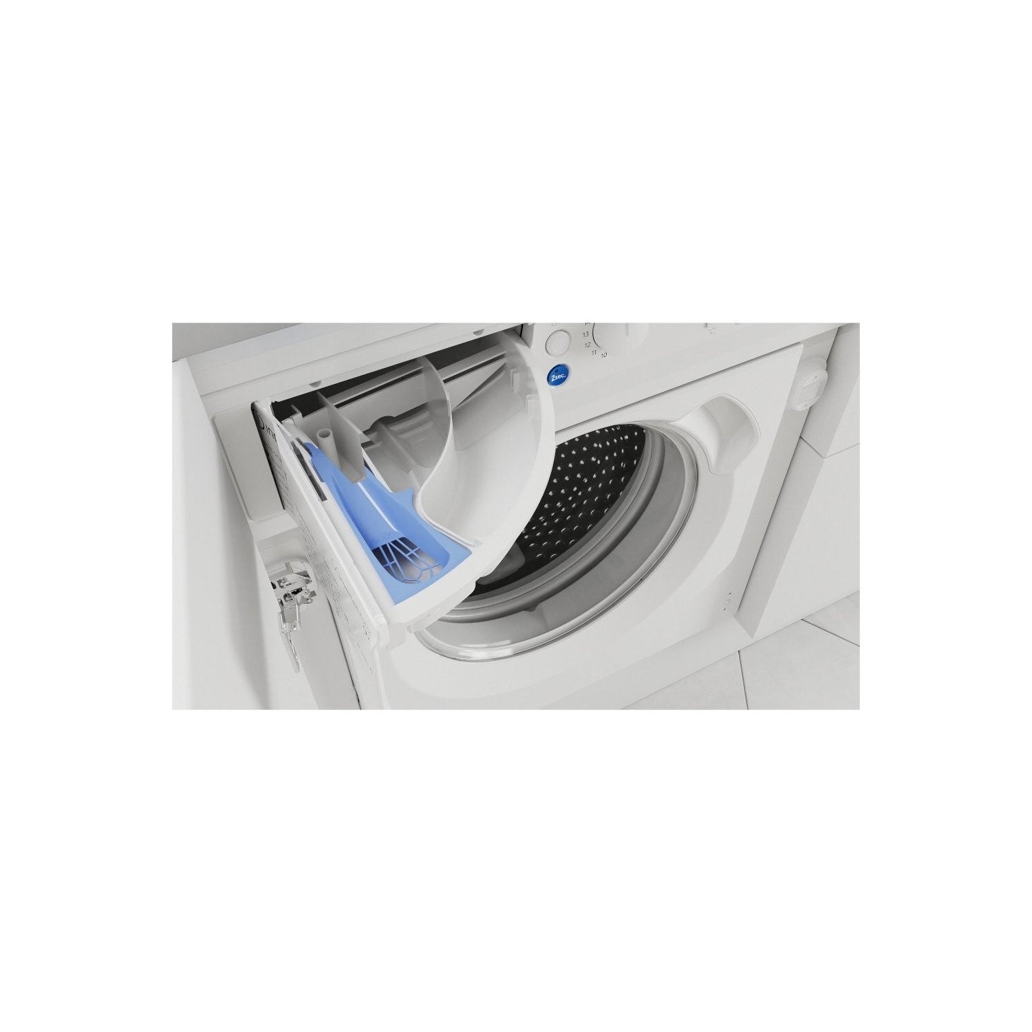 Indesit Push&Go 8kg Wash 6kg Dry 1400rpm Integrated Washer Dryer - White