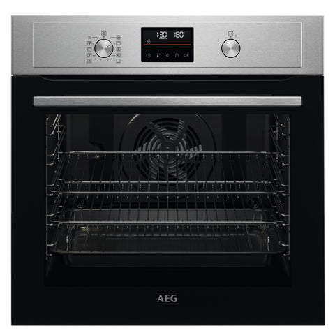 AEG 6000 Series Self-Cleaning Electric Single Oven - Stainless Steel