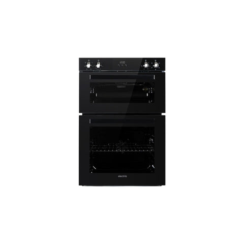 electriQ Built In Electric Double Oven and 60cm 4 Zone Ceramic Hob