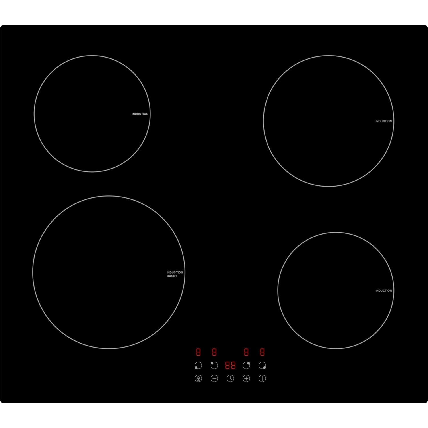 electriQ Plug In Electric Single Oven and Plug In Induction Hob Pack