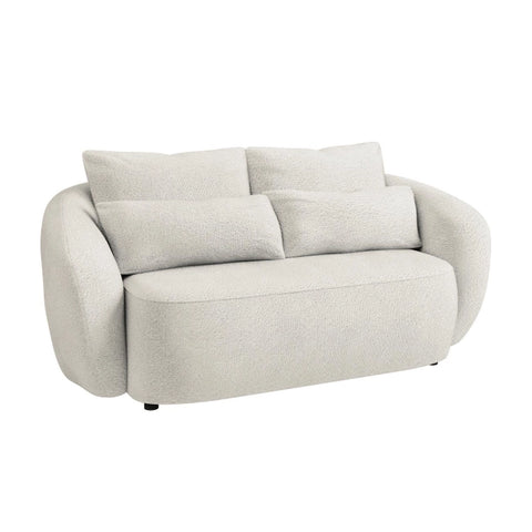 3 and 2 Seater Sofa Sofa Set in Cream Chenille - Vera