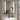 Double Door Chrome Mirrored Bathroom Cabinet with Lights 800 x 700mm - Capricorn