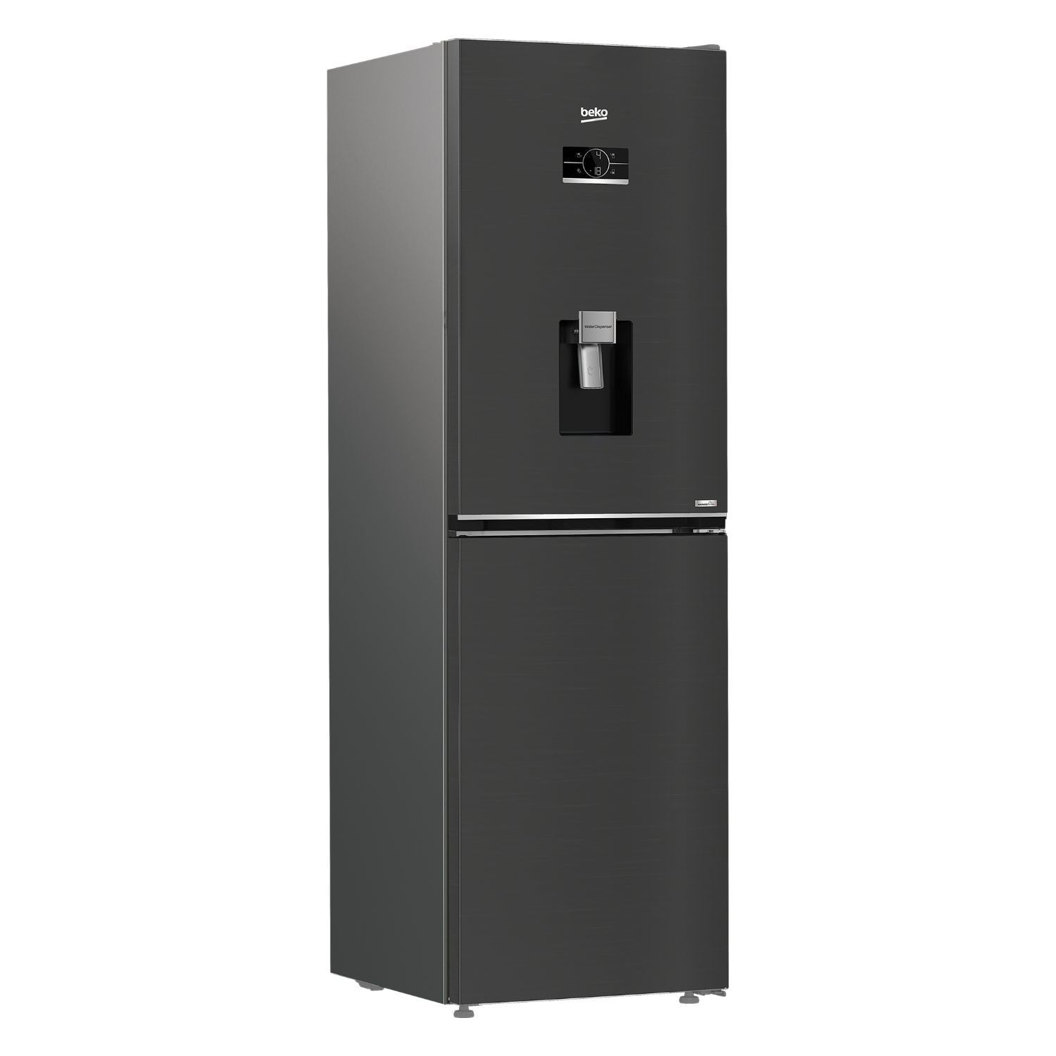 Beko 317 Litre 50/50 Freestanding Fridge Freezer with Water Dispenser - Black