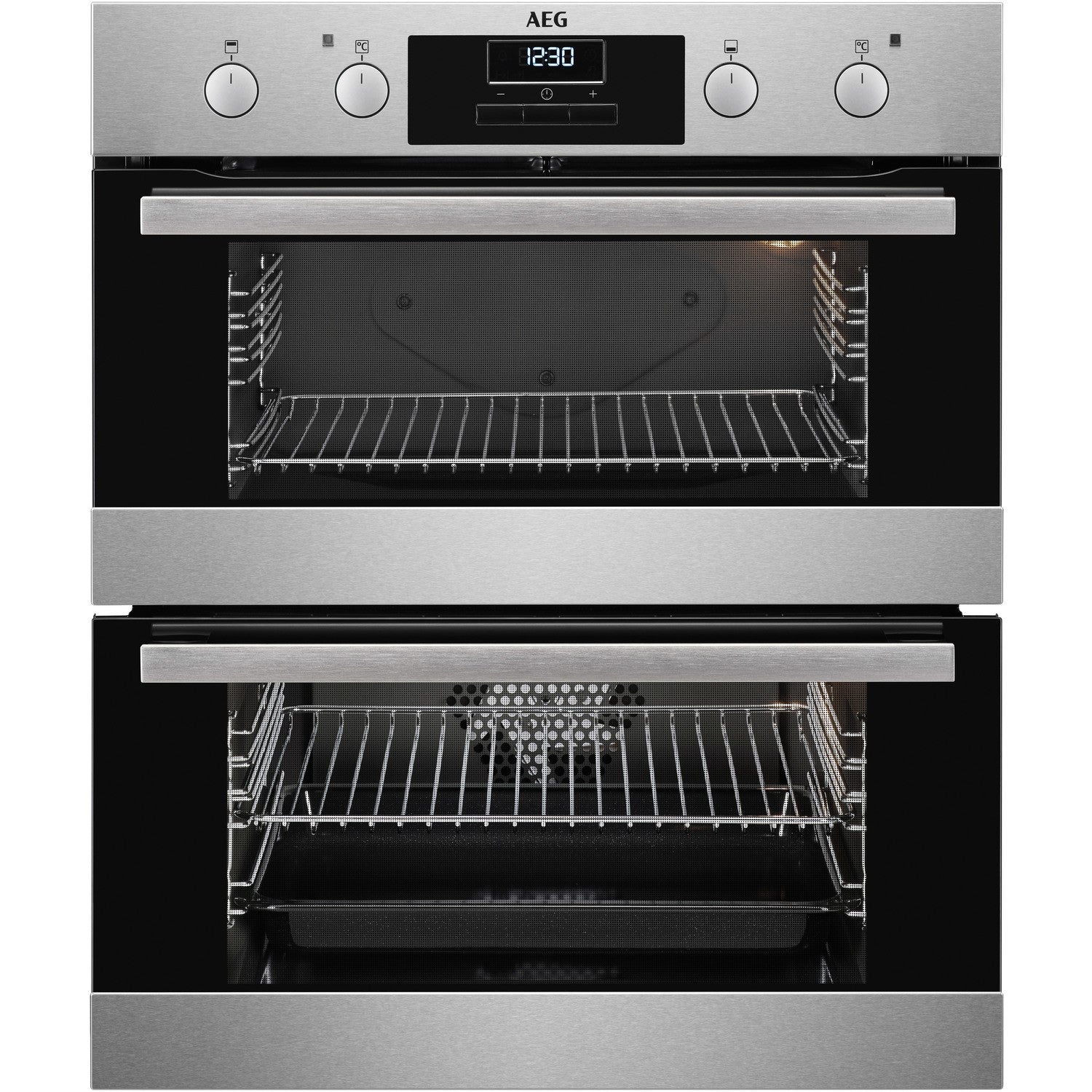 AEG 6000 Series Built Under Electric Double Oven - Stainless Steel