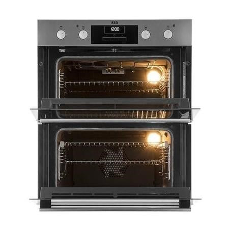 AEG 6000 Series Built Under Electric Double Oven - Stainless Steel