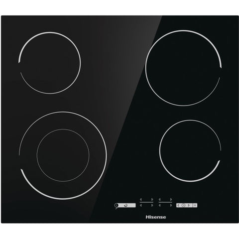 Hisense 60cm 4 Zone Ceramic Hob With Double Ring Zone