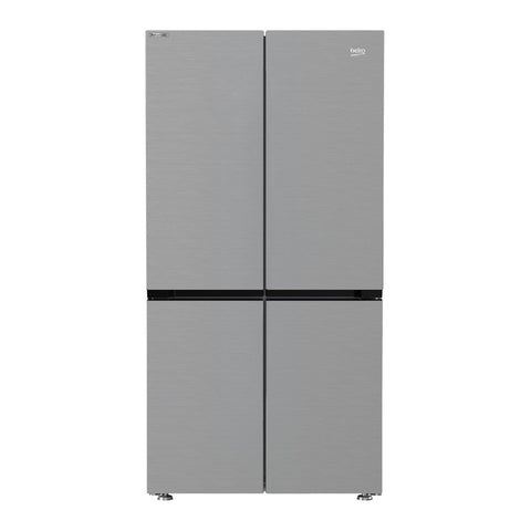 Beko 572 Litre Four Door American Fridge Freezer - Stainless Steel