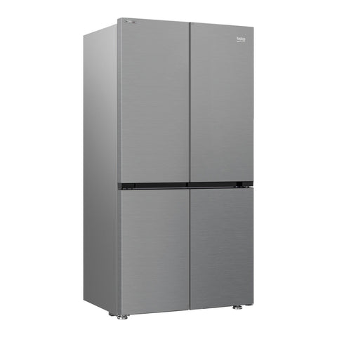 Beko 572 Litre Four Door American Fridge Freezer - Stainless Steel