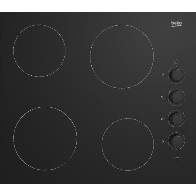 Beko 58cm 4 Zone Ceramic Hob