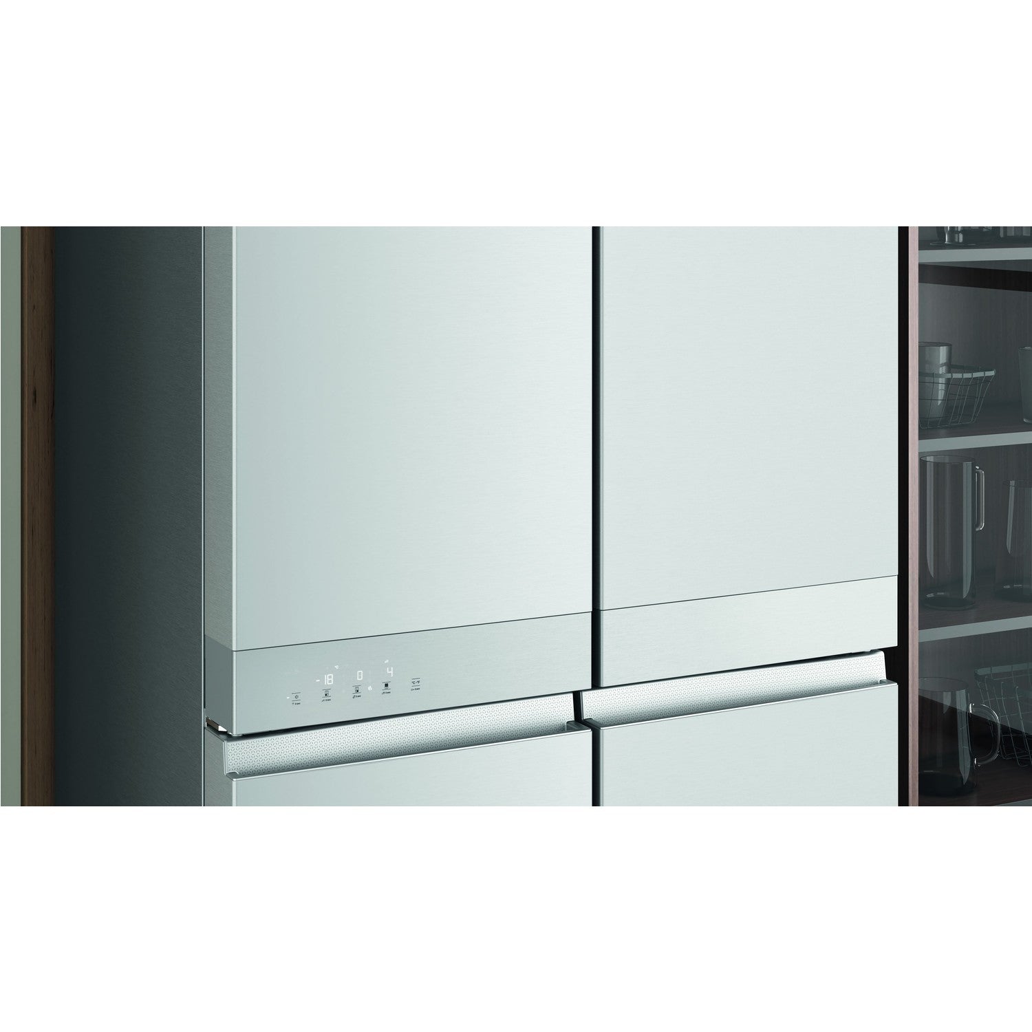 Hotpoint 596 Litre Freestanding American Fridge Freezer - Stainless Steel