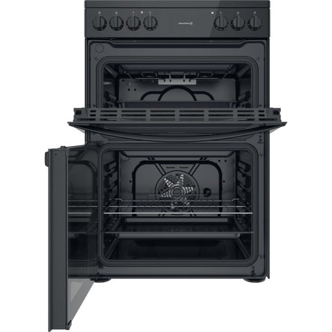 Indesit 60cm Electric Cooker - Black