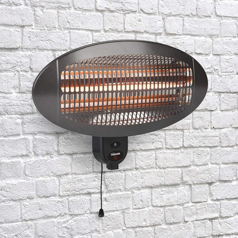 Tristar Wall Mounted Electric Patio Heater - 2kW with 3 Heat Settings