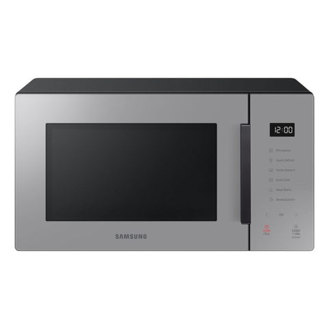 Samsung Glass Front 23L Freestanding Solo Microwave - Grey