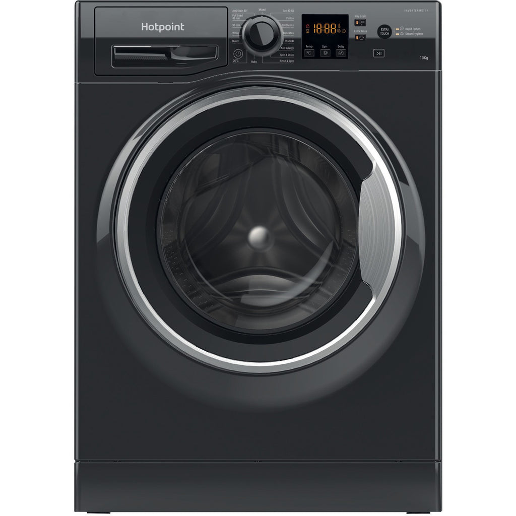 Hotpoint Anti-Stain 10kg 1400rpm Washing Machine - Black