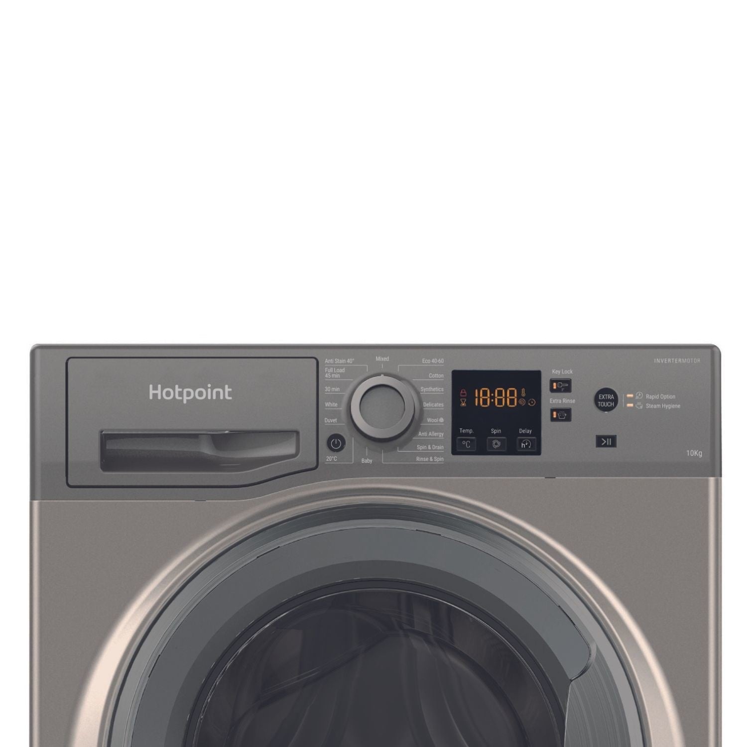 Hotpoint AntiStain 10kg 1400rpm Washing Machine - Graphite