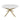 Round to Oval White Marble Effect Extendable Dining Table with Gold Legs - Seats 4 - 6