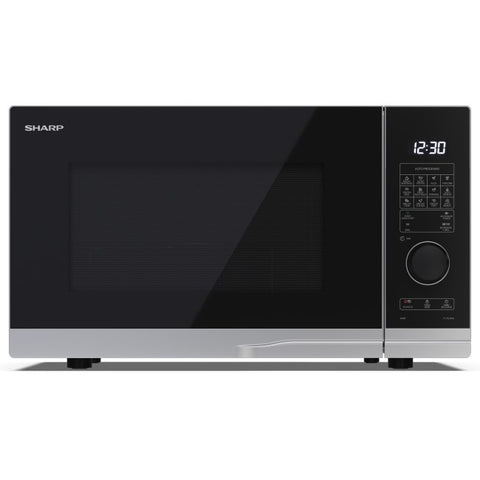 Sharp 25L Freestanding Digital Microwave Oven & Grill - Silver